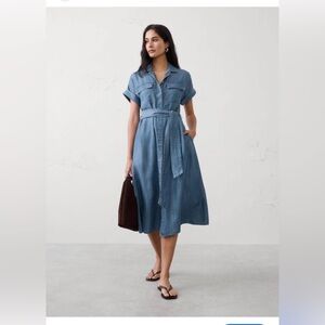 Banana Republic Denim Midi Dress